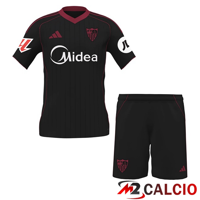 Maglie Calcio Personalizzate,Tute Calcio Squadre,Maglia Nazionale Italiana Calcio | Maglie Calcio Sevilla FC Bambino Terza Nero 2025/2026 Maglie Calcio Personalizzate,Tute Calcio Squadre,Maglia Nazionale Italiana Calcio | Maglie Calcio Sevilla FC Bambino Terza Nero 2025/2026