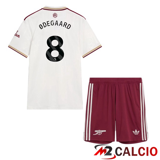 Maglie Calcio Personalizzate,Tute Calcio Squadre,Maglia Nazionale Italiana Calcio | Maglie Calcio Arsenal (ØDEGAARD 8) Bambino Terza Bianco 2025/2026 Maglie Calcio Personalizzate,Tute Calcio Squadre,Maglia Nazionale Italiana Calcio | Maglie Calcio Arsenal (ØDEGAARD 8) Bambino Terza Bianco 2025/2026