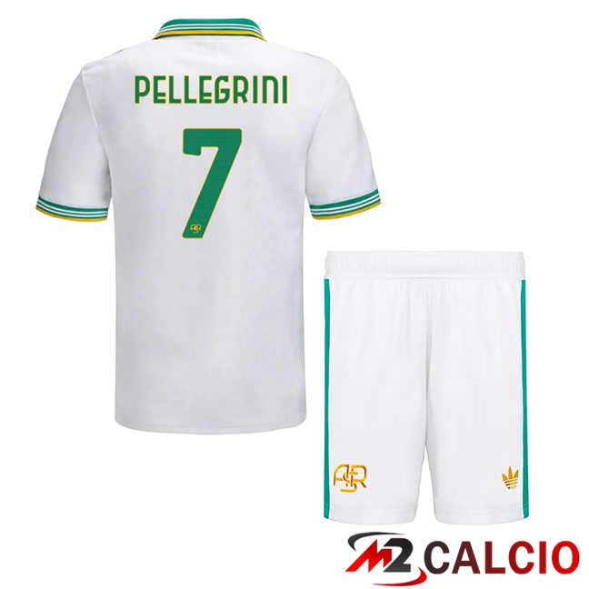 Maglie Calcio Personalizzate,Tute Calcio Squadre,Maglia Nazionale Italiana Calcio | Maglie Calcio AS Roma (PELLEGRINI 7) Bambino Terza Bianco 2025/2026 Maglie Calcio Personalizzate,Tute Calcio Squadre,Maglia Nazionale Italiana Calcio | Maglie Calcio AS Roma (PELLEGRINI 7) Bambino Terza Bianco 2025/2026