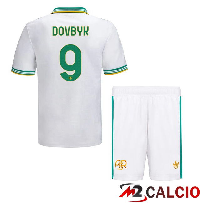 Maglie Calcio Personalizzate,Tute Calcio Squadre,Maglia Nazionale Italiana Calcio | Maglie Calcio AS Roma (DOVBYK 9) Bambino Terza Bianco 2025/2026 Maglie Calcio Personalizzate,Tute Calcio Squadre,Maglia Nazionale Italiana Calcio | Maglie Calcio AS Roma (DOVBYK 9) Bambino Terza Bianco 2025/2026
