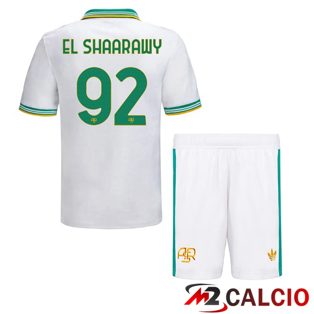 Maglie Calcio Personalizzate,Tute Calcio Squadre,Maglia Nazionale Italiana Calcio | Maglie Calcio AS Roma (EL SHAARAWY 92) Bambino Terza Bianco 2025/2026 Maglie Calcio Personalizzate,Tute Calcio Squadre,Maglia Nazionale Italiana Calcio | Maglie Calcio AS Roma (EL SHAARAWY 92) Bambino Terza Bianco 2025/2026