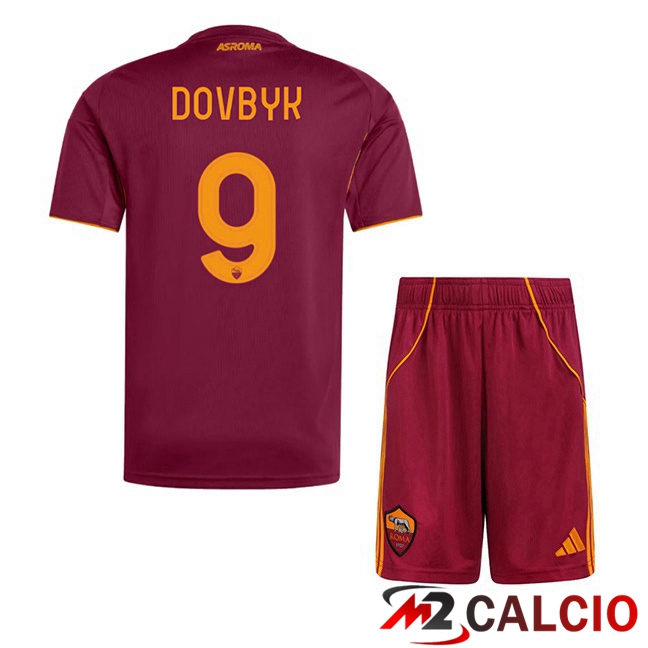 Maglie Calcio Personalizzate,Tute Calcio Squadre,Maglia Nazionale Italiana Calcio | Maglie Calcio AS Roma (DOVBYK 9) Bambino Prima Rosso 2025/2026 Maglie Calcio Personalizzate,Tute Calcio Squadre,Maglia Nazionale Italiana Calcio | Maglie Calcio AS Roma (DOVBYK 9) Bambino Prima Rosso 2025/2026