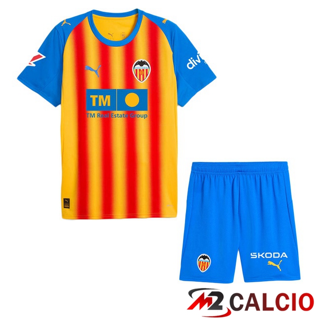Maglie Calcio Personalizzate,Tute Calcio Squadre,Maglia Nazionale Italiana Calcio | Maglie Calcio Valencia CF Bambino Terza Giallo Rosso 2025/2026 Maglie Calcio Personalizzate,Tute Calcio Squadre,Maglia Nazionale Italiana Calcio | Maglie Calcio Valencia CF Bambino Terza Giallo Rosso 2025/2026