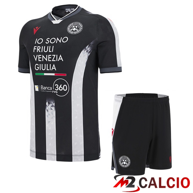 Maglie Calcio Udinese Calcio Bambino Prima Nero 2025/2026
