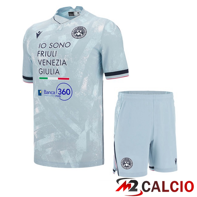 Maglie Calcio Udinese Calcio Bambino Seconda Blu 2025/2026
