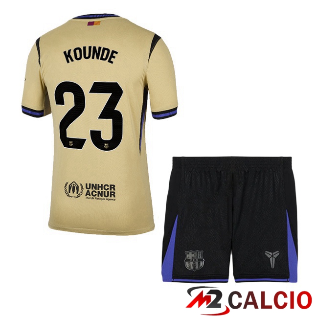 Maglie Calcio Personalizzate,Tute Calcio Squadre,Maglia Nazionale Italiana Calcio | Maglie Calcio FC Barcellona (KOUNDE 23) Bambino Seconda Giallo 2025/2026 Maglie Calcio Personalizzate,Tute Calcio Squadre,Maglia Nazionale Italiana Calcio | Maglie Calcio FC Barcellona (KOUNDE 23) Bambino Seconda Giallo 2025/2026