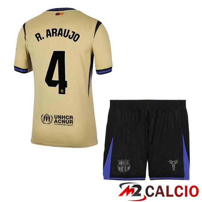 Maglie Calcio Personalizzate,Tute Calcio Squadre,Maglia Nazionale Italiana Calcio | Maglie Calcio FC Barcellona (R. ARAUJO 4) Bambino Seconda Giallo 2025/2026 Maglie Calcio Personalizzate,Tute Calcio Squadre,Maglia Nazionale Italiana Calcio | Maglie Calcio FC Barcellona (R. ARAUJO 4) Bambino Seconda Giallo 2025/2026