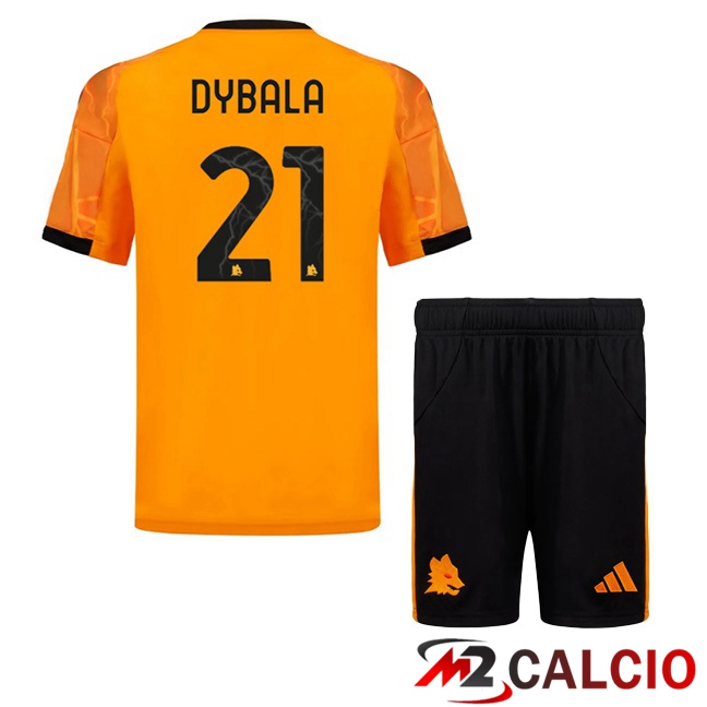 Maglie Calcio Personalizzate,Tute Calcio Squadre,Maglia Nazionale Italiana Calcio | Maglie Calcio AS Roma (DYBALA 21) Bambino Seconda Giallo 2025/2026 Maglie Calcio Personalizzate,Tute Calcio Squadre,Maglia Nazionale Italiana Calcio | Maglie Calcio AS Roma (DYBALA 21) Bambino Seconda Giallo 2025/2026