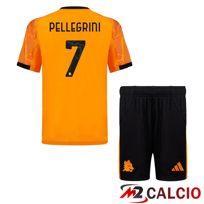 Maglie Calcio Personalizzate,Tute Calcio Squadre,Maglia Nazionale Italiana Calcio | Maglie Calcio AS Roma (PELLEGRINI 7) Bambino Seconda Giallo 2025/2026 Maglie Calcio Personalizzate,Tute Calcio Squadre,Maglia Nazionale Italiana Calcio | Maglie Calcio AS Roma (PELLEGRINI 7) Bambino Seconda Giallo 2025/2026