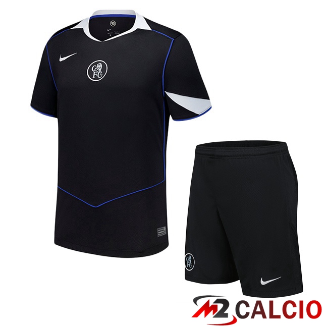 Maglie Calcio Personalizzate,Tute Calcio Squadre,Maglia Nazionale Italiana Calcio | Maglie Calcio FC Chelsea Bambino Terza Nero 2025/2026 Maglie Calcio Personalizzate,Tute Calcio Squadre,Maglia Nazionale Italiana Calcio | Maglie Calcio FC Chelsea Bambino Terza Nero 2025/2026