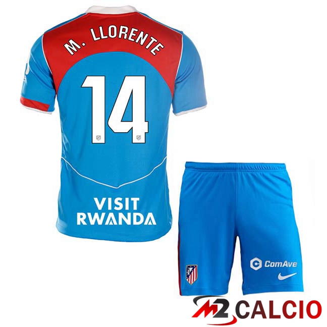Maglie Calcio Personalizzate,Tute Calcio Squadre,Maglia Nazionale Italiana Calcio | Maglie Calcio Atletico Madrid (M. LLORENTE 14) Bambino Terza Blu 2025/2026 Maglie Calcio Personalizzate,Tute Calcio Squadre,Maglia Nazionale Italiana Calcio | Maglie Calcio Atletico Madrid (M. LLORENTE 14) Bambino Terza Blu 2025/2026