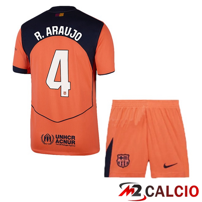 Maglie Calcio Personalizzate,Tute Calcio Squadre,Maglia Nazionale Italiana Calcio | Maglie Calcio FC Barcellona (R. ARAUJO 4) Bambino Terza Rosso 2025/2026 Maglie Calcio Personalizzate,Tute Calcio Squadre,Maglia Nazionale Italiana Calcio | Maglie Calcio FC Barcellona (R. ARAUJO 4) Bambino Terza Rosso 2025/2026