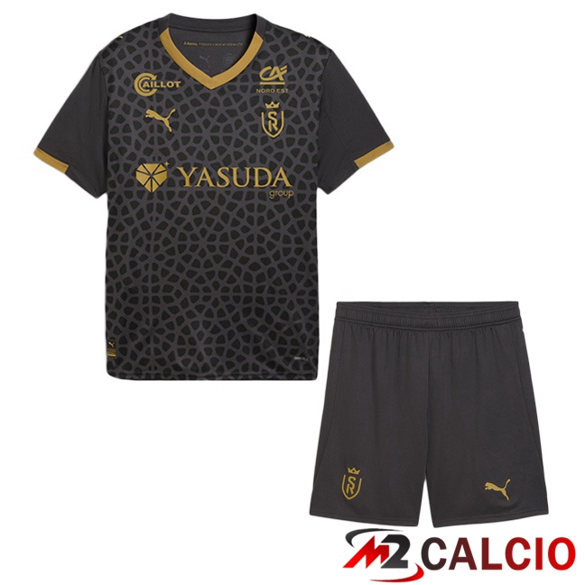 Maglie Calcio Personalizzate,Tute Calcio Squadre,Maglia Nazionale Italiana Calcio | Maglie Calcio Stade de Reims Bambino Terza Nero 2025/2026 Maglie Calcio Personalizzate,Tute Calcio Squadre,Maglia Nazionale Italiana Calcio | Maglie Calcio Stade de Reims Bambino Terza Nero 2025/2026