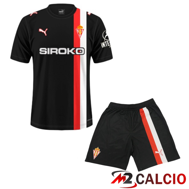 Maglie Calcio Personalizzate,Tute Calcio Squadre,Maglia Nazionale Italiana Calcio | Maglie Calcio Sporting Gijon Bambino Seconda Nero 2025/2026 Maglie Calcio Personalizzate,Tute Calcio Squadre,Maglia Nazionale Italiana Calcio | Maglie Calcio Sporting Gijon Bambino Seconda Nero 2025/2026