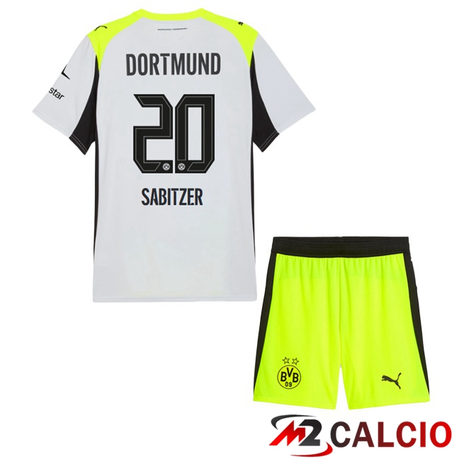 Maglie Calcio Personalizzate,Tute Calcio Squadre,Maglia Nazionale Italiana Calcio | Maglie Calcio Dortmund BVB (Sabitzer 20) Bambino Seconda Grigio Verde 2025/2026 Maglie Calcio Personalizzate,Tute Calcio Squadre,Maglia Nazionale Italiana Calcio | Maglie Calcio Dortmund BVB (Sabitzer 20) Bambino Seconda Grigio Verde 2025/2026
