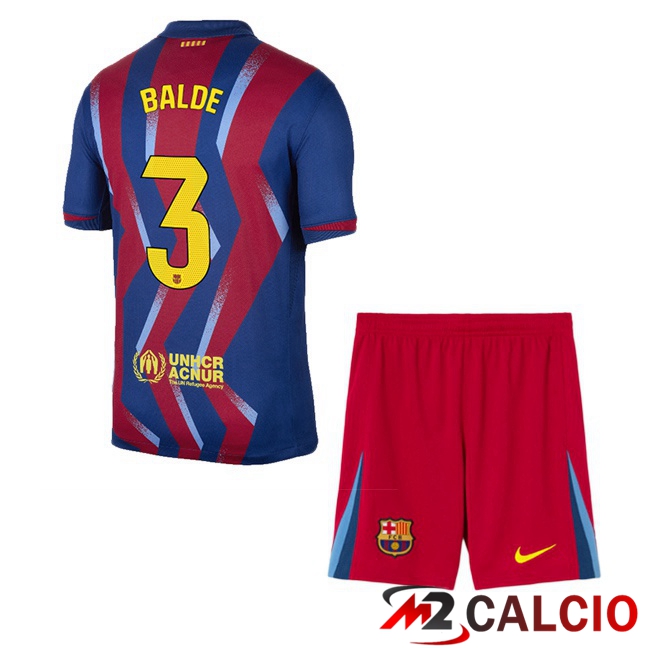 Maglie Calcio Personalizzate,Tute Calcio Squadre,Maglia Nazionale Italiana Calcio | Maglie Calcio FC Barcellona (BALDE 3) Bambino Quarto Blu Rosso 2025/2026 Maglie Calcio Personalizzate,Tute Calcio Squadre,Maglia Nazionale Italiana Calcio | Maglie Calcio FC Barcellona (BALDE 3) Bambino Quarto Blu Rosso 2025/2026