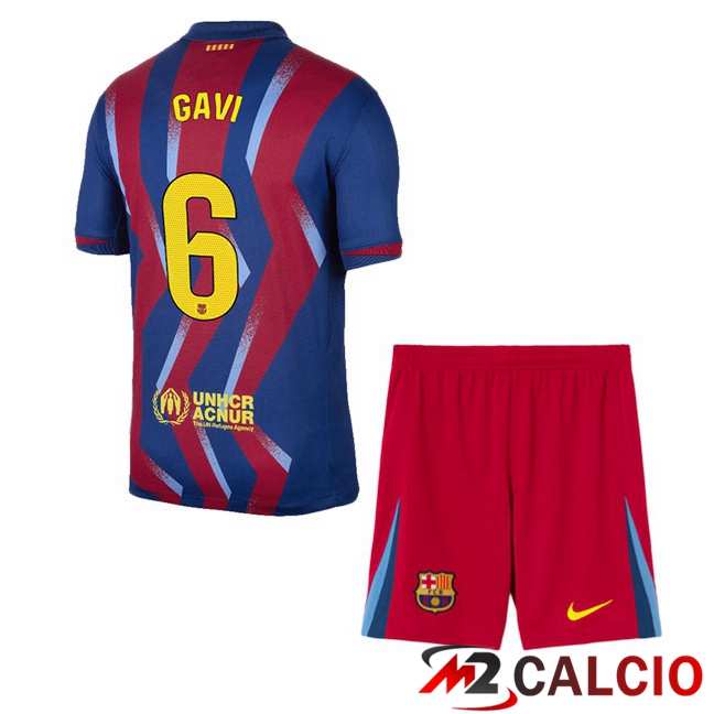 Maglie Calcio Personalizzate,Tute Calcio Squadre,Maglia Nazionale Italiana Calcio | Maglie Calcio FC Barcellona (GAVI 6) Bambino Quarto Blu Rosso 2025/2026 Maglie Calcio Personalizzate,Tute Calcio Squadre,Maglia Nazionale Italiana Calcio | Maglie Calcio FC Barcellona (GAVI 6) Bambino Quarto Blu Rosso 2025/2026
