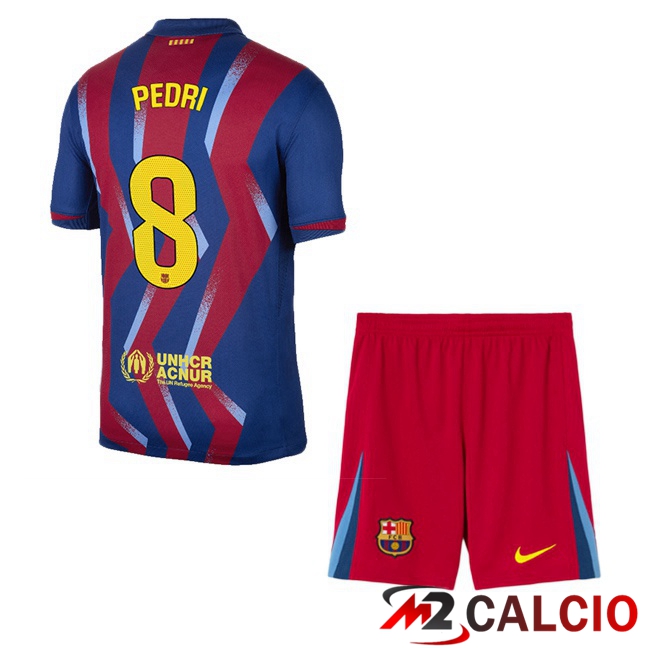 Maglie Calcio Personalizzate,Tute Calcio Squadre,Maglia Nazionale Italiana Calcio | Maglie Calcio FC Barcellona (PEDRI 8) Bambino Quarto Blu Rosso 2025/2026 Maglie Calcio Personalizzate,Tute Calcio Squadre,Maglia Nazionale Italiana Calcio | Maglie Calcio FC Barcellona (PEDRI 8) Bambino Quarto Blu Rosso 2025/2026