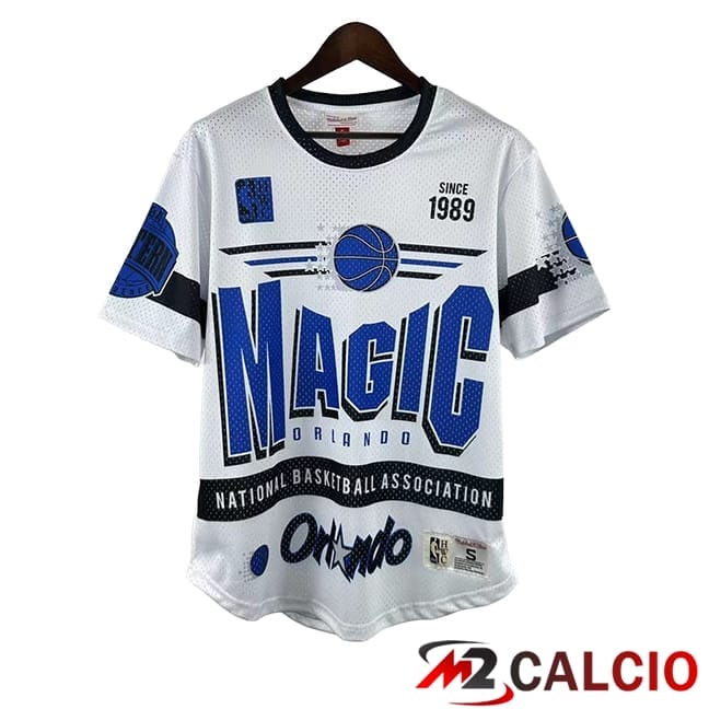 Maglie Orlando Magic Retro 2025/2026 Bianco/Blu/Nero