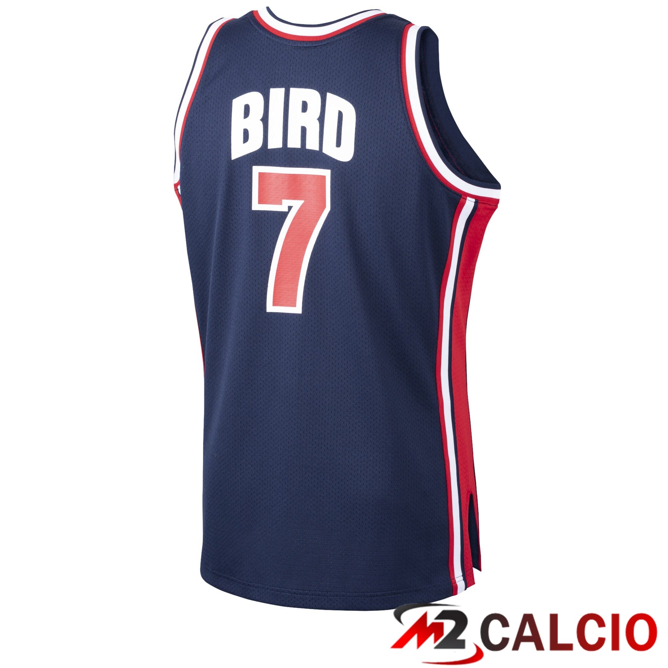 Maglie Usa Dream Team Authentic Hardwood Classics 1992 Di Mitchell & Ness - Blu Navy - Larry Bird