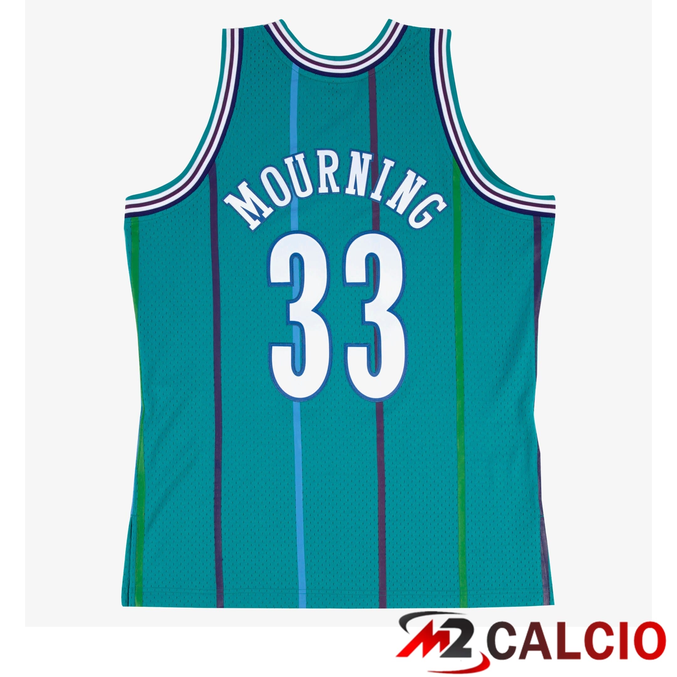 Maglie Swingman Mitchell & Ness Dei Charlotte Hornets, Trasferta, Alonzo Mourning 1992-93