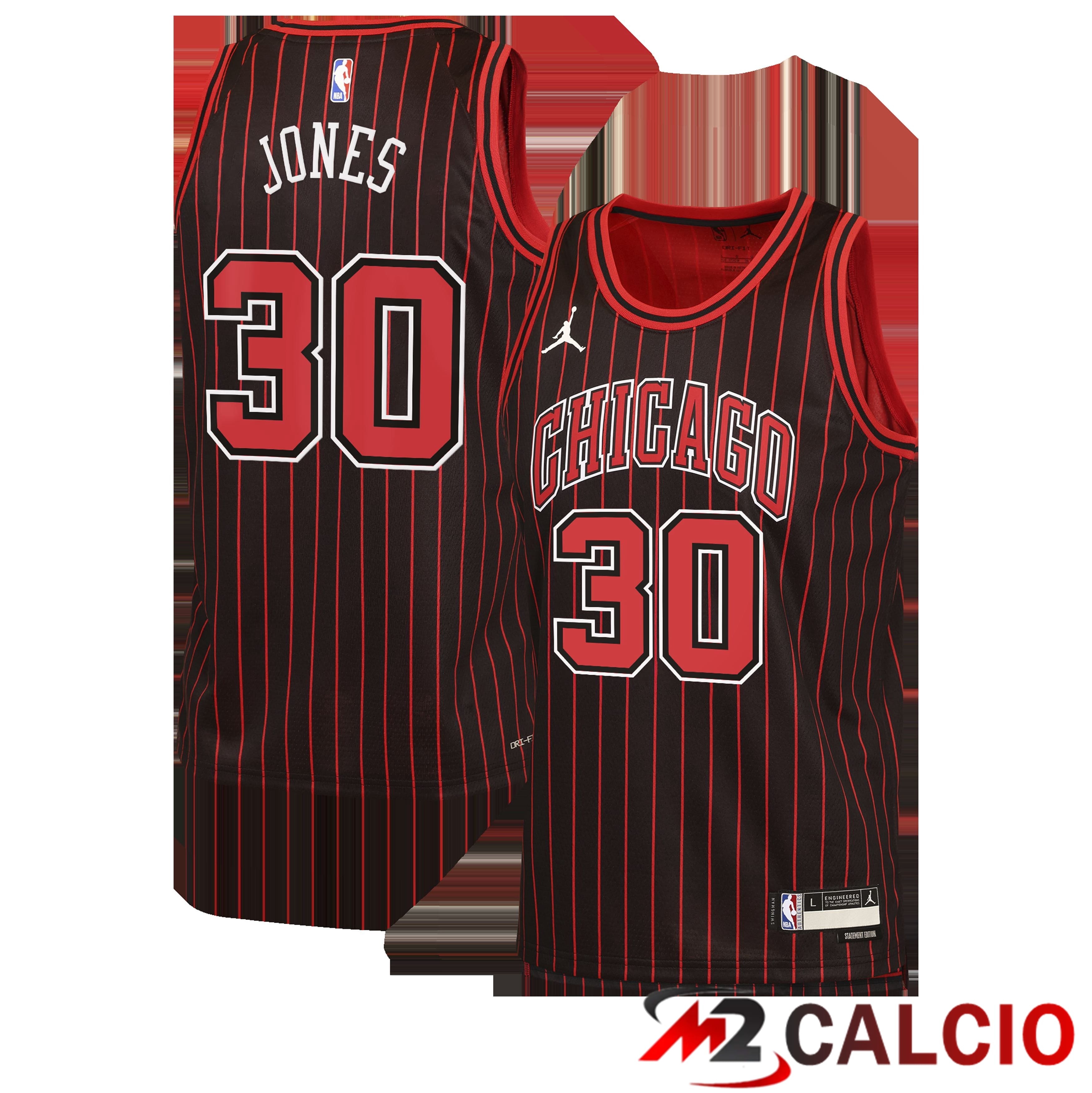 Maglie Jordan Brand Statement Edition Chicago Bulls - Nera - Tre Jones - Bambino