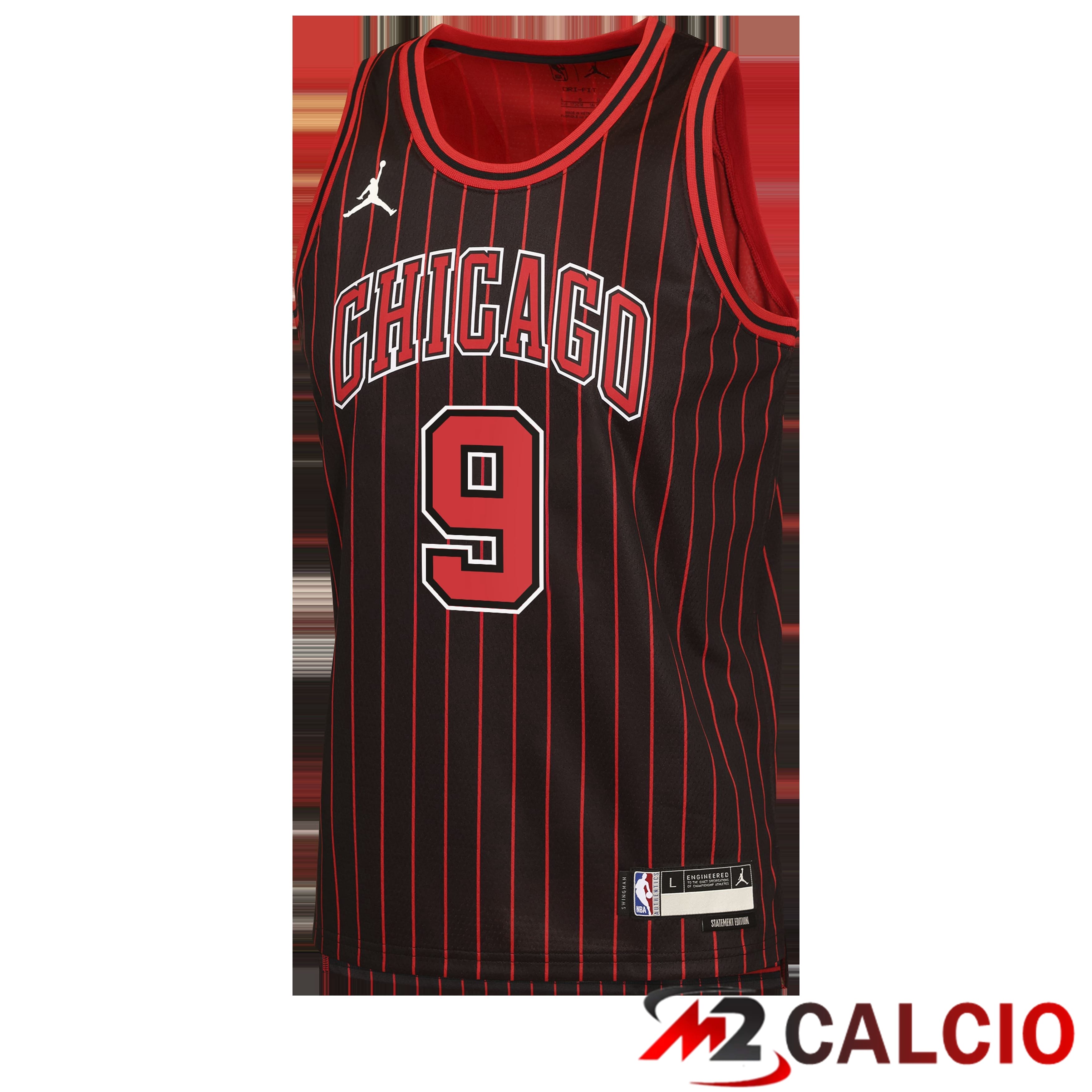 Maglie Jordan Brand Statement Edition Dei Chicago Bulls - Nera - Nikola Vučević - Bambino