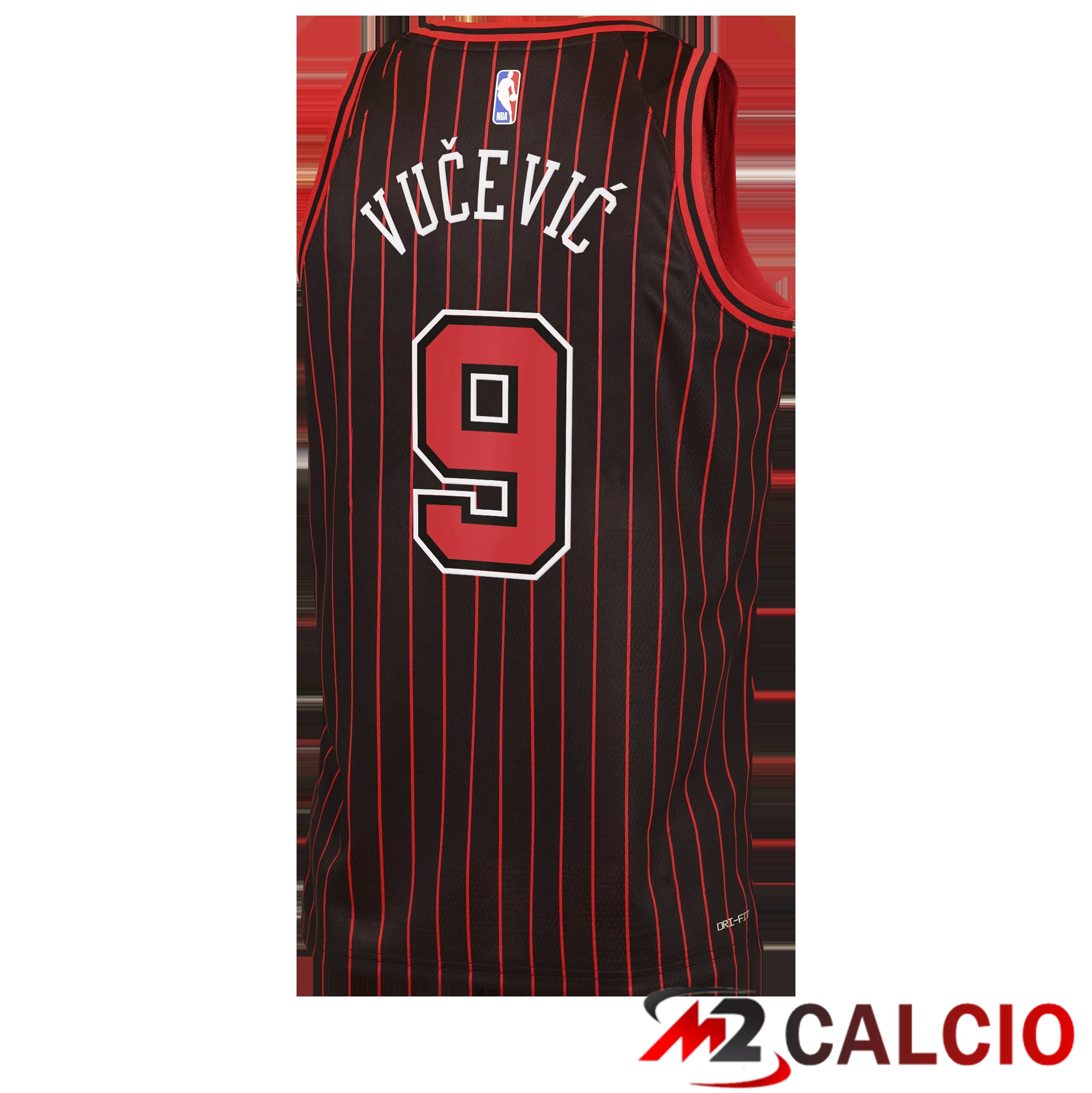 Maglie Jordan Brand Statement Edition Dei Chicago Bulls - Nera - Nikola Vučević - Bambino