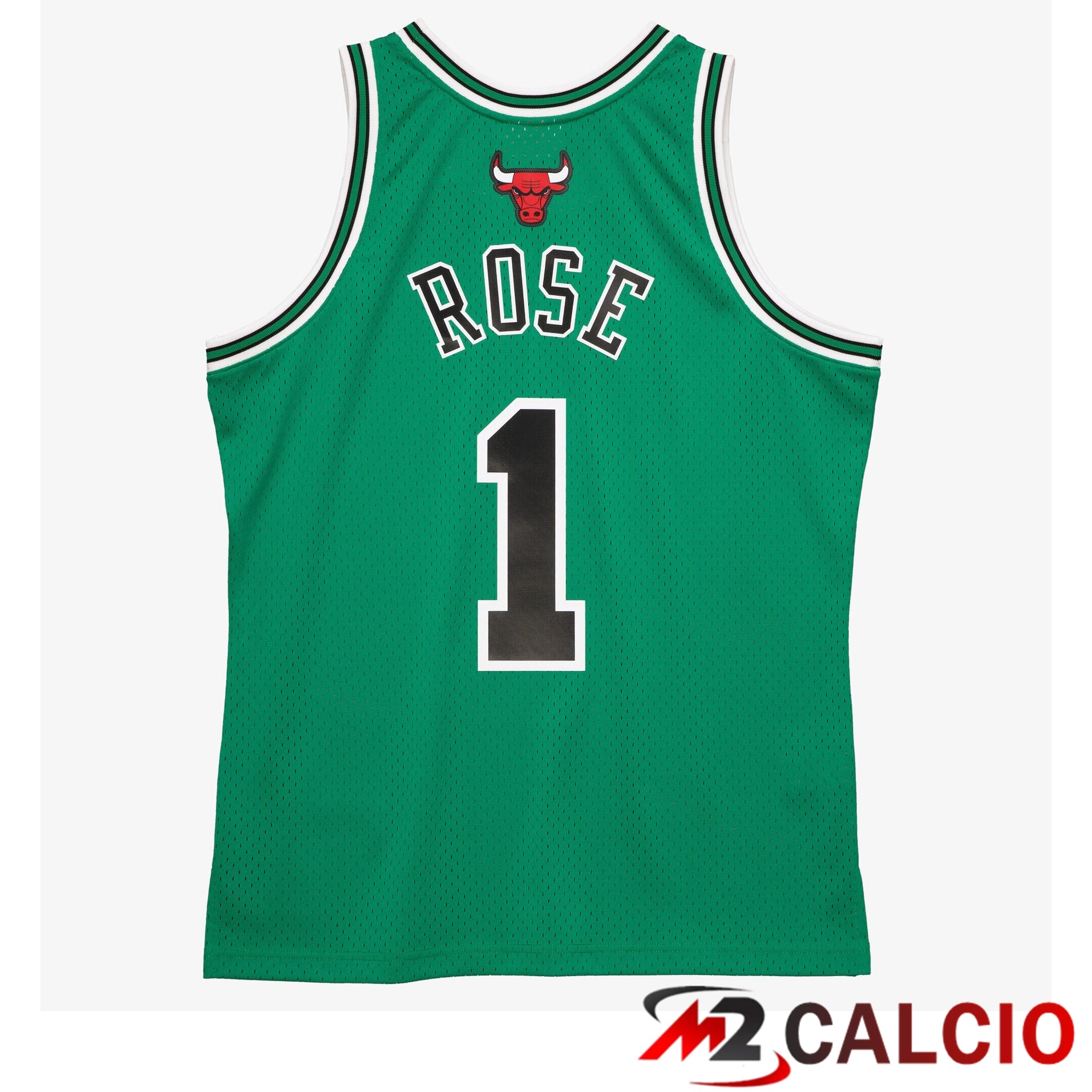 Maglie St. Patrick's Day Swingman Mitchell & Ness Dei Chicago Bulls Derrick Rosa 2008-09
