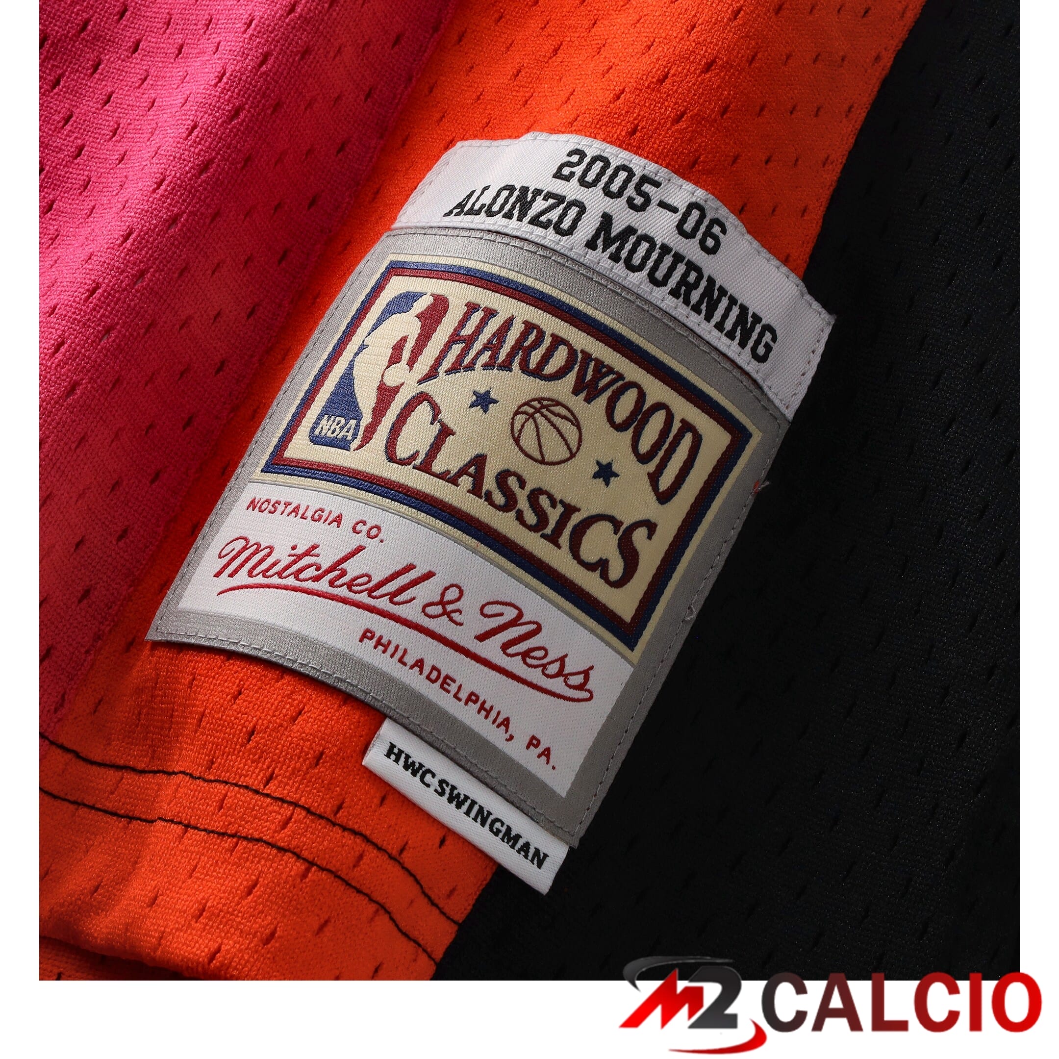 Maglie Miami Heat NBA Alonzo Mourning Hardwood Classics Road Di Mitchell & Ness - Uomo