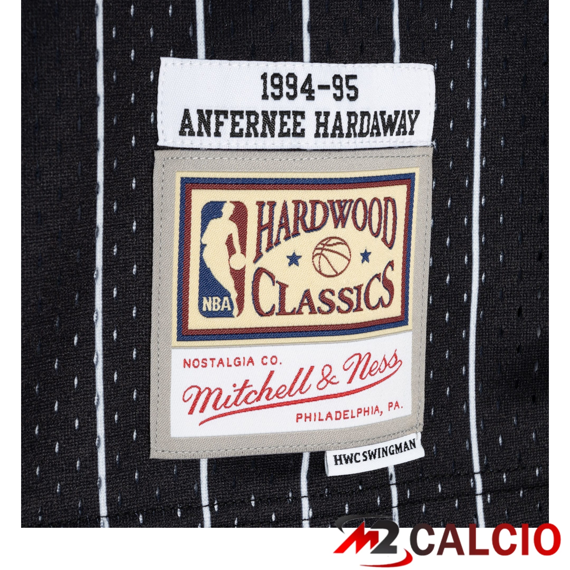 Maglie Swingman Split Mitchell & Ness Hardwood Classics 1994/95 di Penny Hardaway Orlando Magic – Blu/Nero