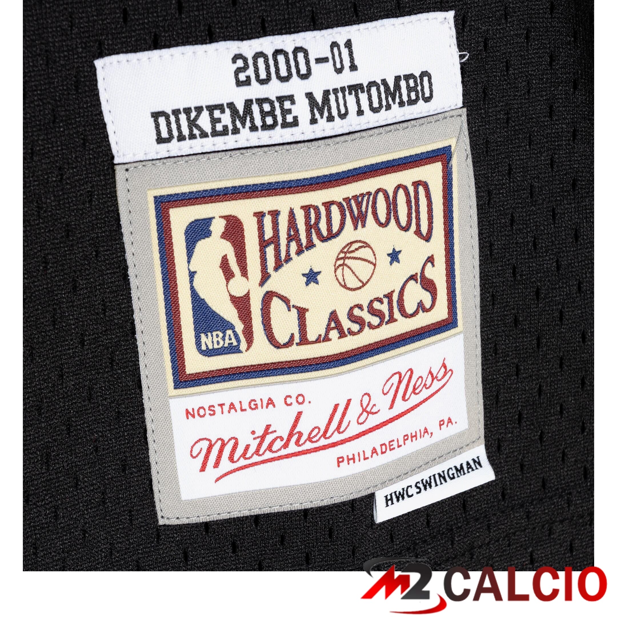 Maglie Swingman Mitchell & Ness Dei Philadelphia 76ers, Dikembe Mutombo, 2000-01