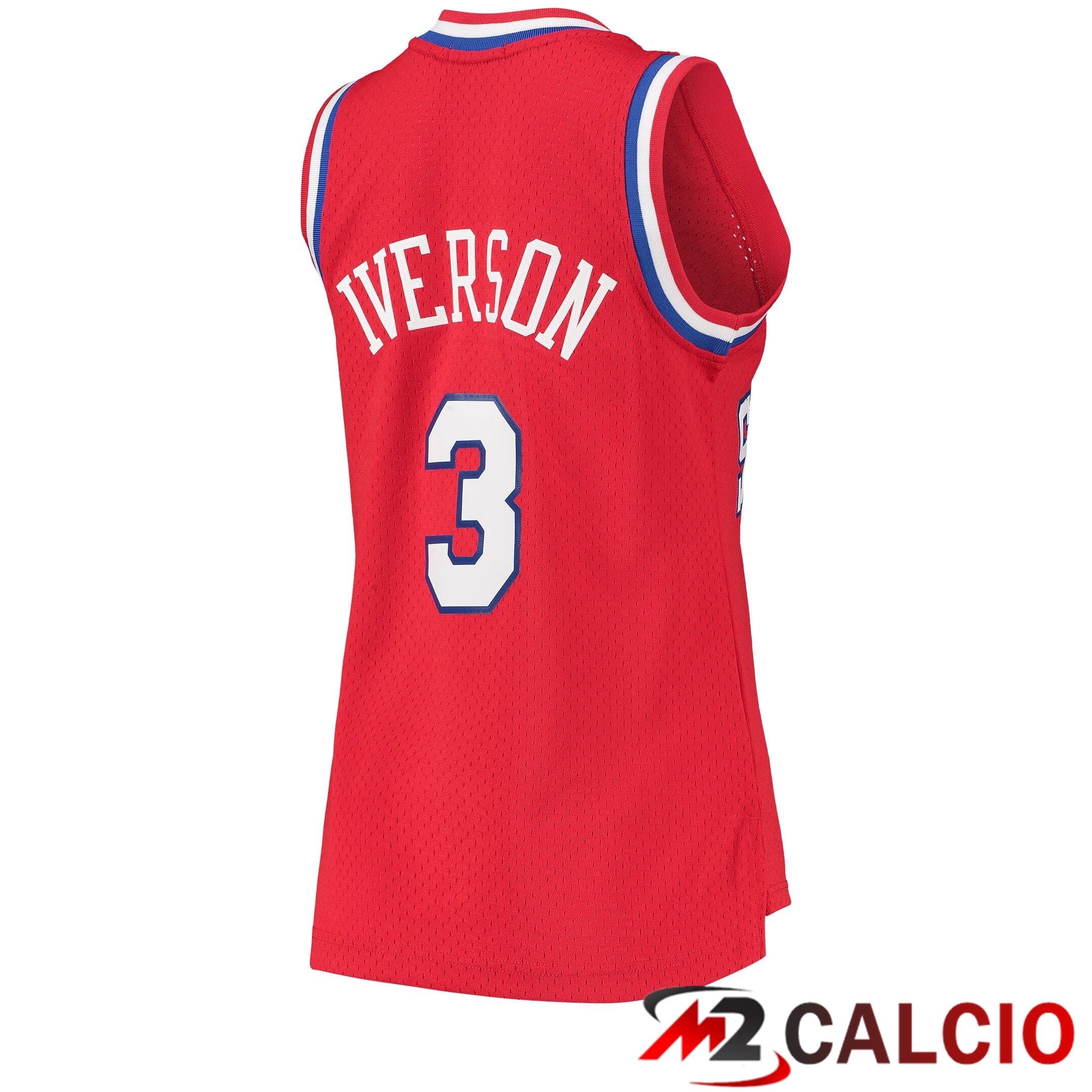 Maglie Mitchell & Ness Allen Iverson Philadelphia 76ers Rossa 2002/03 Hardwood Classics Swingman Da Donna