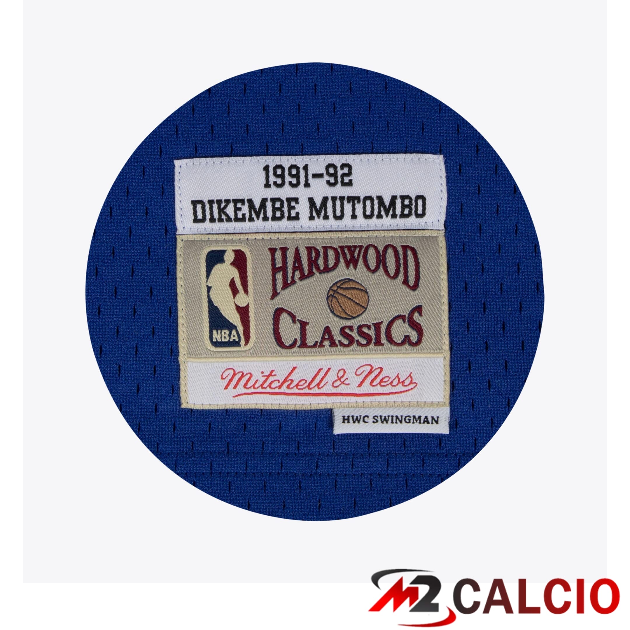 Maglie Denver Nuggets Dikembe Mutombo Hardwood Classics Road Swingman Di Mitchell & Ness - Uomo