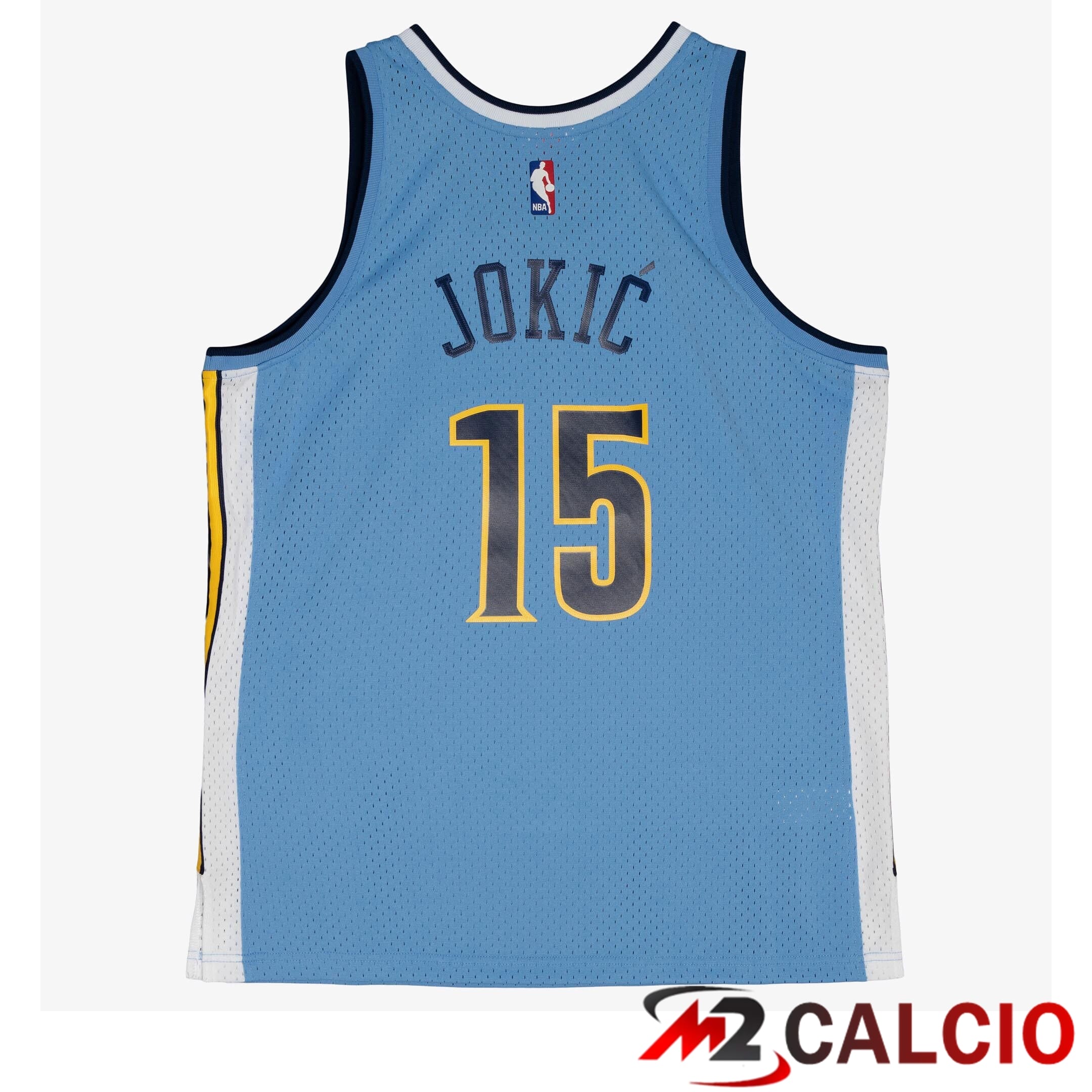 Maglie Swingman Dei Denver Nuggets Mitchell & Ness Road Nikola Jokic 2016
