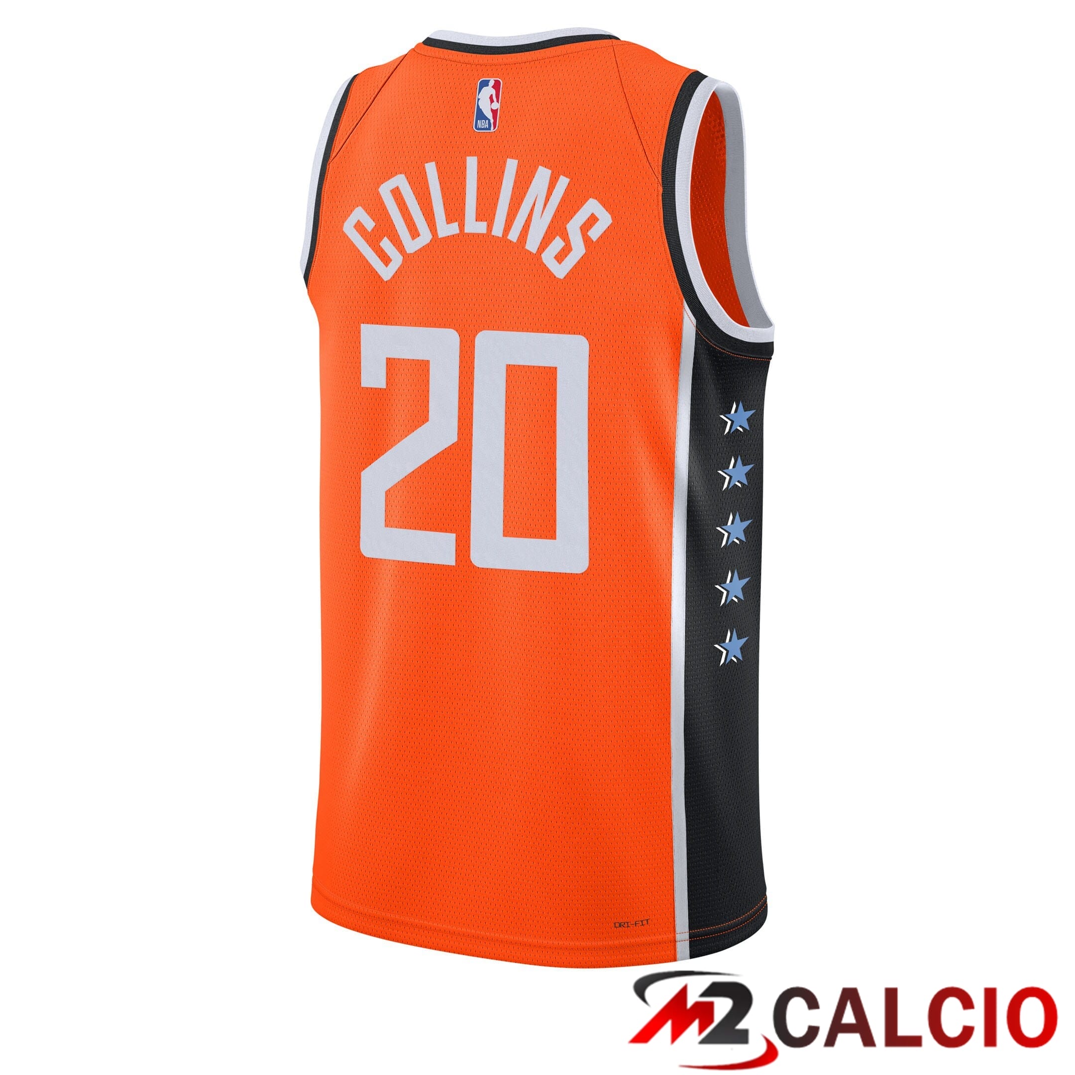 Maglie La Clippers Nike 2025/26 City Edition Swingman - Arancione - John Collins - Unisex