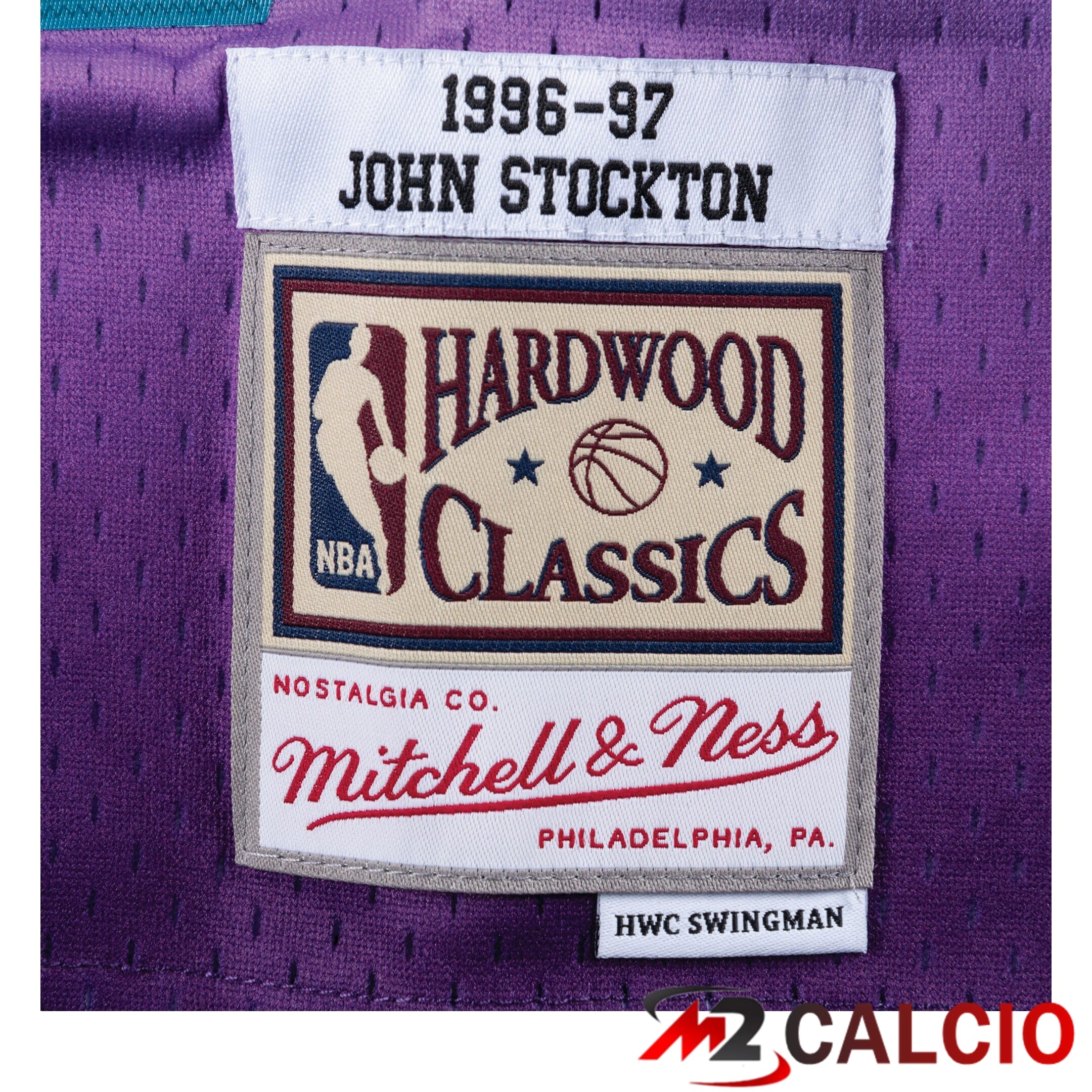 Maglie Swingman Mitchell & Ness Degli Utah Jazz, John Stockton, 1996-97