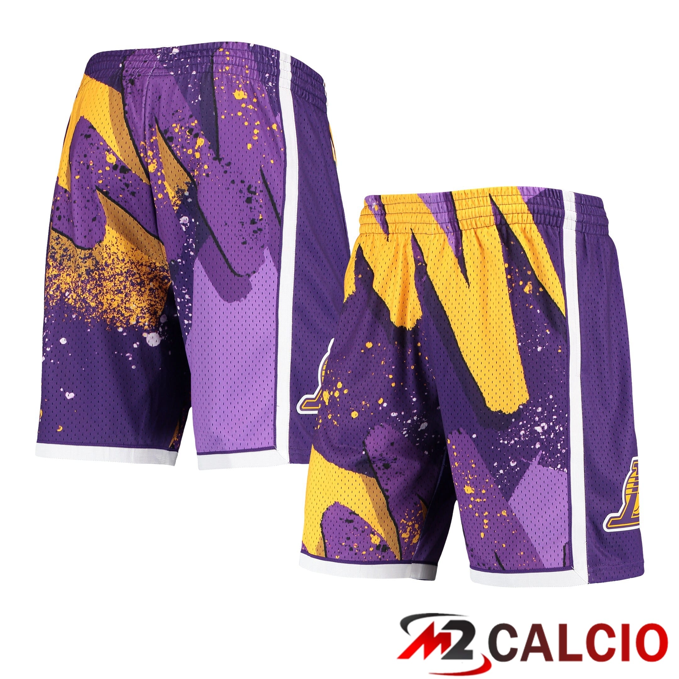 Pantaloncini Da Uomo Mitchell & Ness Los Angeles Laker Hardwood Classics 2009 Hyper Hoops Swingman Viola