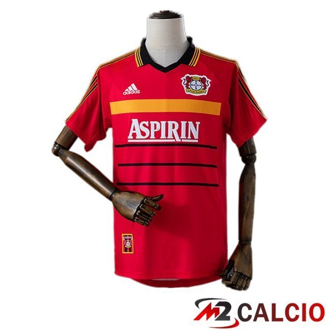 Maglie Calcio Bayer 04 Leverkusen Retro Prima Rosso 1998-2000