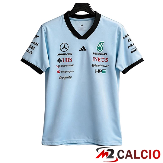 T-Shirt F1 Mercedes Benz Team Azzurro 2026