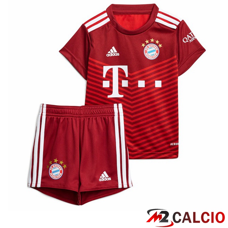 Maglie Calcio Personalizzate,Tute Calcio Squadre,Maglia Nazionale Italiana Calcio | Maglia Bayern Monaco Bambino Prima Rosso 2021/22
