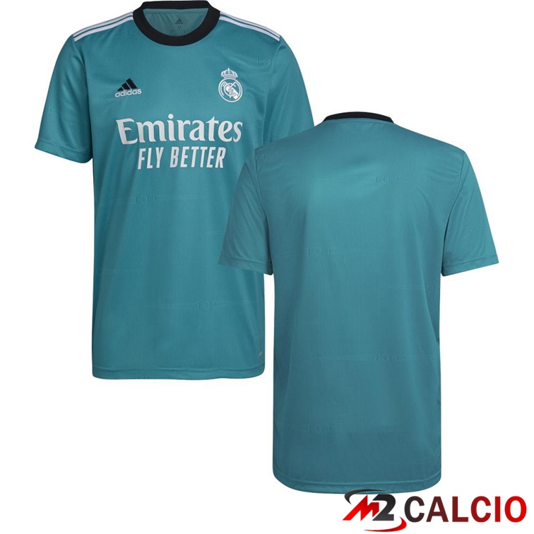 Maglie Calcio Personalizzate,Tute Calcio Squadre,Maglia Nazionale Italiana Calcio | Maglie Calcio Real Madrid Terza Blu Verde 2021/2022