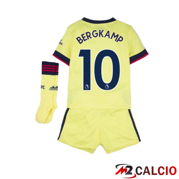 Maglie Calcio Personalizzate,Tute Calcio Squadre,Maglia Nazionale Italiana Calcio | Maglia FC Arsenal (SMITH ROWE 10) Bambino Seconda Giallo 2021/2022