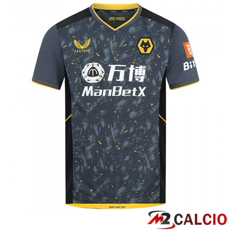 Maglie Calcio Personalizzate,Tute Calcio Squadre,Maglia Nazionale Italiana Calcio | Maglia Wolverhampton Seconda Blu 2021/22