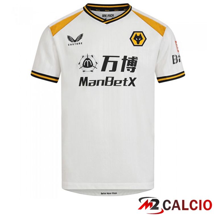 Maglie Calcio Personalizzate,Tute Calcio Squadre,Maglia Nazionale Italiana Calcio | Maglia Wolverhampton Terza Bianco 2021/22