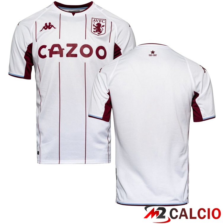 Maglie Calcio Aston Villa FC Seconda Bianco 2021/2022