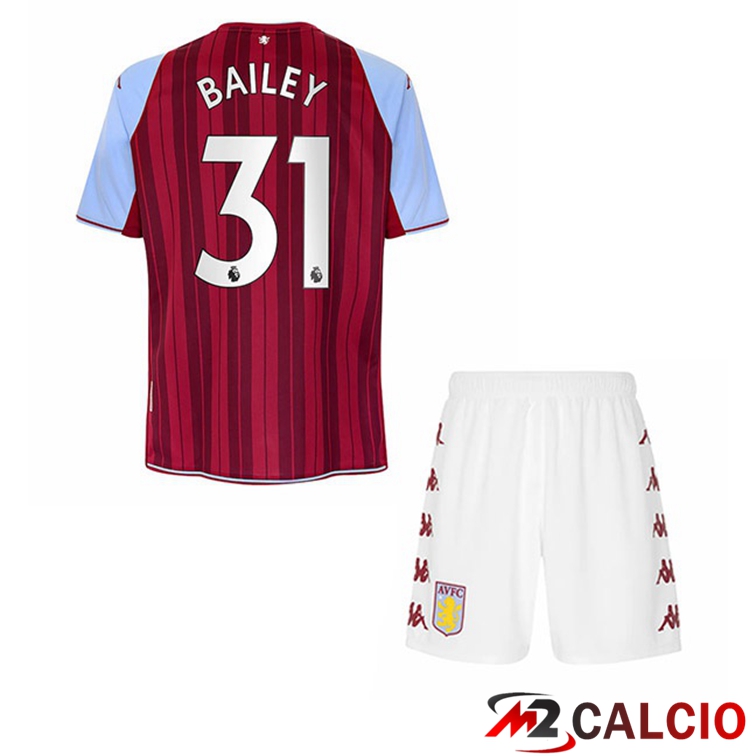 Maglie Calcio Personalizzate,Tute Calcio Squadre,Maglia Nazionale Italiana Calcio | Maglia Aston Villa (Bailey 31) Bambino Prima Rosso 2021/22 Maglie Calcio Personalizzate,Tute Calcio Squadre,Maglia Nazionale Italiana Calcio | Maglia Aston Villa (Bailey 31) Bambino Prima Rosso 2021/22