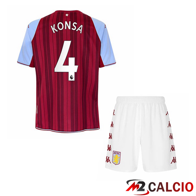 Maglie Calcio Personalizzate,Tute Calcio Squadre,Maglia Nazionale Italiana Calcio | Maglia Aston Villa (Konsa 4) Bambino Prima Rosso 2021/22 Maglie Calcio Personalizzate,Tute Calcio Squadre,Maglia Nazionale Italiana Calcio | Maglia Aston Villa (Konsa 4) Bambino Prima Rosso 2021/22