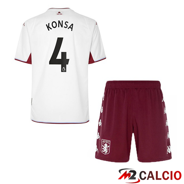 Maglie Calcio Personalizzate,Tute Calcio Squadre,Maglia Nazionale Italiana Calcio | Maglia Aston Villa (Konsa 4) Bambino Seconda Bianco 2021/22 Maglie Calcio Personalizzate,Tute Calcio Squadre,Maglia Nazionale Italiana Calcio | Maglia Aston Villa (Konsa 4) Bambino Seconda Bianco 2021/22