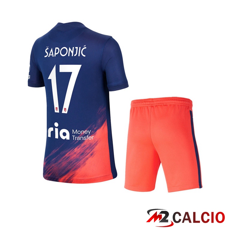Maglie Calcio Personalizzate,Tute Calcio Squadre,Maglia Nazionale Italiana Calcio | Maglia Atletico Madrid (Šaponjic 17) Bambino Seconda Blu Navy 2021/2022 Maglie Calcio Personalizzate,Tute Calcio Squadre,Maglia Nazionale Italiana Calcio | Maglia Atletico Madrid (Šaponjic 17) Bambino Seconda Blu Navy 2021/2022